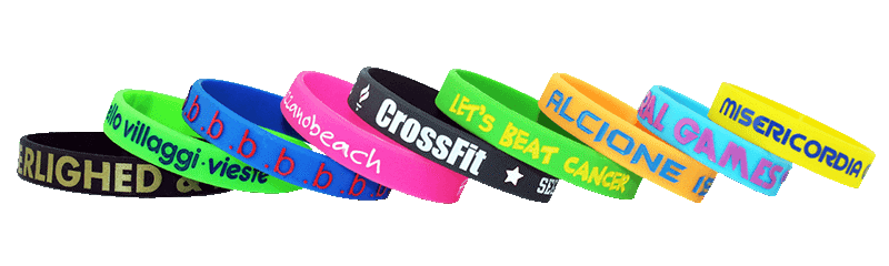 Bracelets en silicone